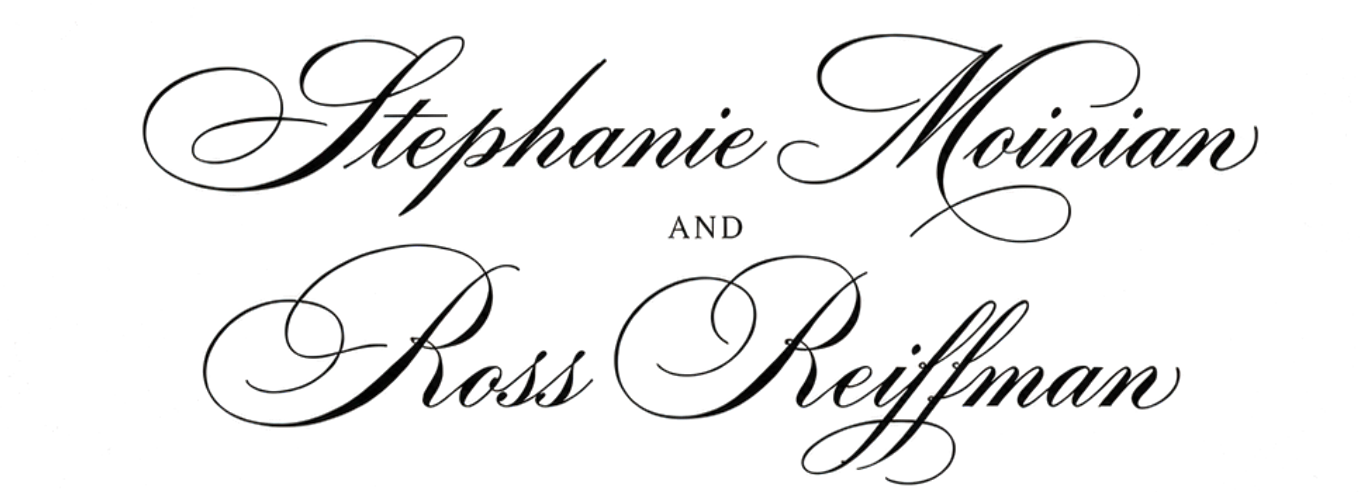 Stephanie Moinian and Ross Reiffman